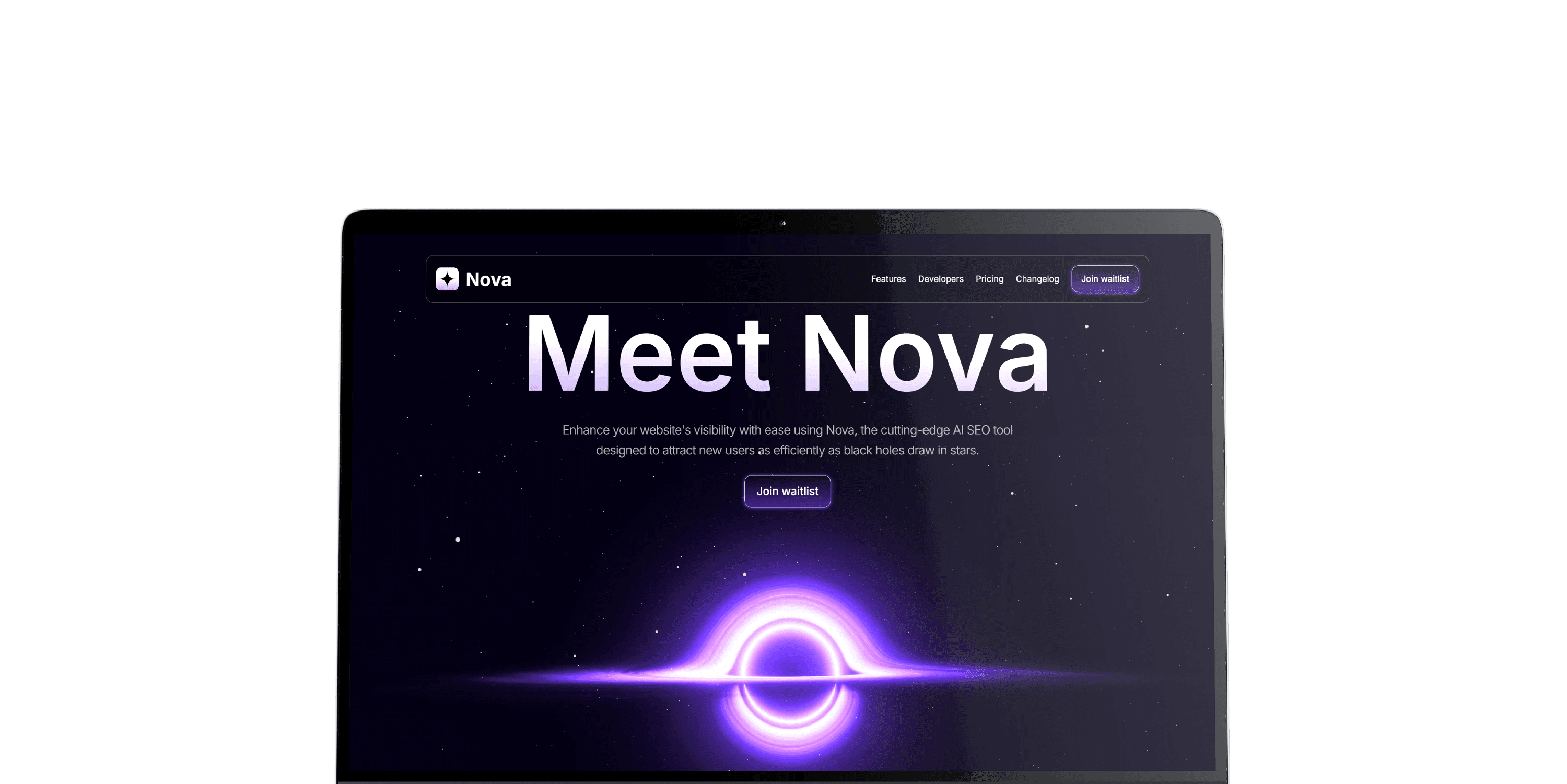 Mockup of Vertex 3D Website